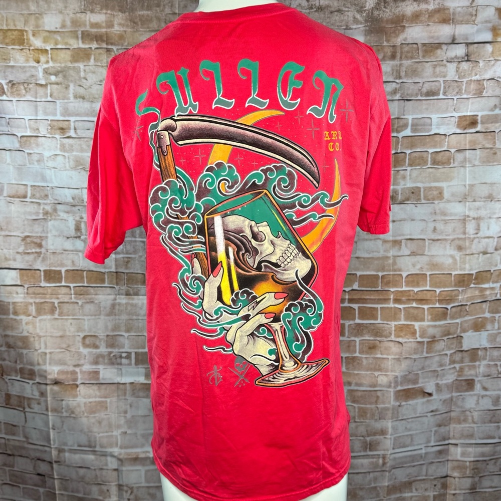 Sullen Art Collective Men’s Graphic T-shirt - Red -Size: XL / 2X- NWT